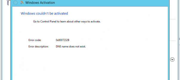 Windows couldn’t be activated – DNS name does not exist – how to fix it